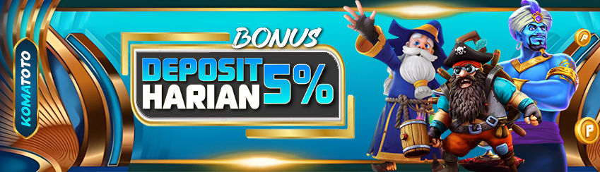 Bonus deposit harian 5%